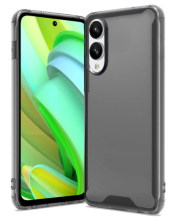 Galaxy S25 Edge Hybrid Case with Air Cushion Technology - BLACK (Only Ground Shipping)