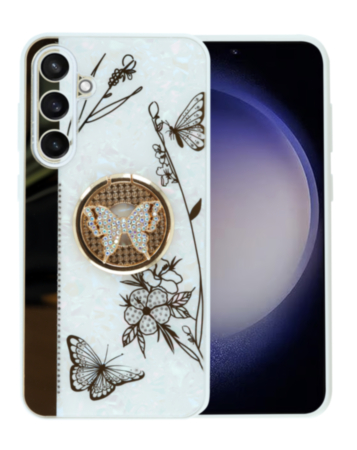 Galaxy S26 Luxury Shiny Cases - WHITE (Only Ground Shipping)