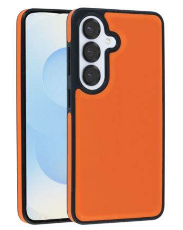 Wireless Charging Case - ORANGE (Full Bottom Close) for Galaxy S26 (Only Ground Shipping)