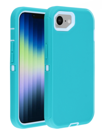 Heavy Duty Case for iPhone 16e / 17e (LIGHT TEAL) (Only Ground Shipping)