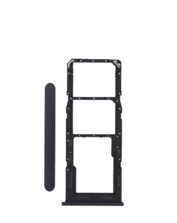 Dual Sim Card Tray for Galaxy A02 (A022 / 2020) (BLACK)