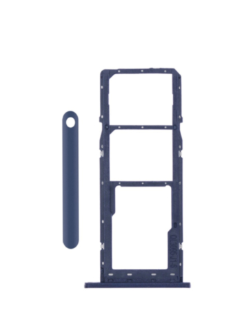 Dual Sim Card Tray for Galaxy A02S (A025 / 2020) / A03 (A035 / 2021) (BLUE)
