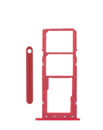 Dual Sim Card Tray for Galaxy A02S (A025 / 2020) / A03 (A035 / 2021) (RED)