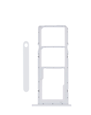 Dual Sim Card Tray for Galaxy A02S (A025 / 2020) / A03 (A035 / 2021) (WHITE)
