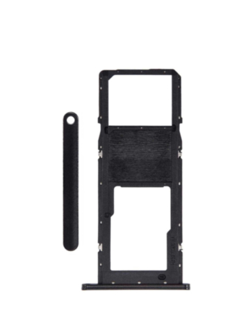 Single Sim Card Tray for Galaxy A02S (A025 / 2020) / A03 (A035 / 2021) (BLACK)