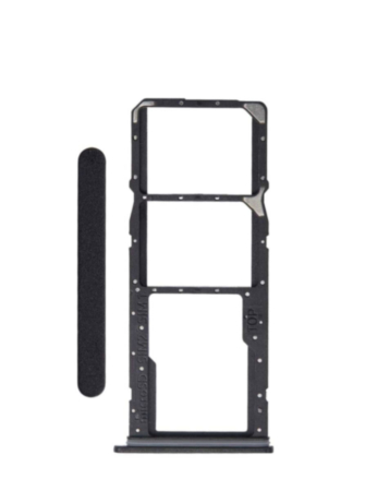 Dual Sim Card Tray for Galaxy A03 Core (A032 / 2021) (BLACK)