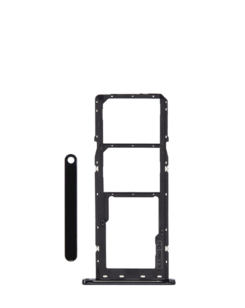 Dual Sim Card Tray for Galaxy A04E (A042 / 2022) (BLACK)