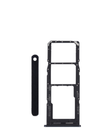 Dual Sim Card Tray for Galaxy A04S (A047 / 2022) (BLACK)