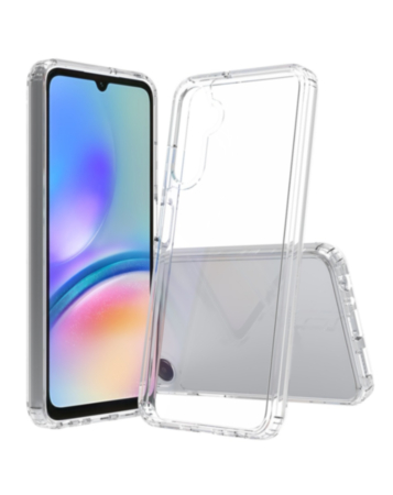 Galaxy A05S Hybrid Case with Air Cushion Technology - CLEAR (Only Ground Shipping)