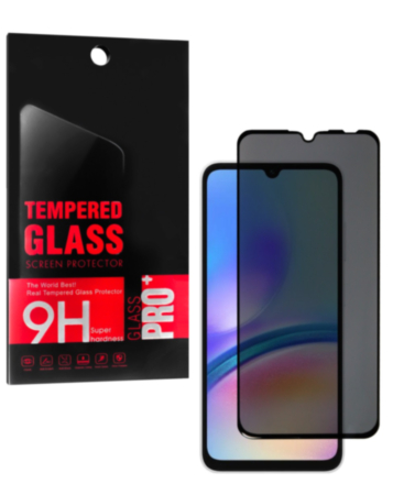 Shop the Privacy Tempered Glass for Galaxy A05S A057 2023 and A07 4G and 5G A075 A076 2025 2.5D one piece.
