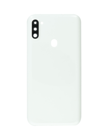 Back Glass for Galaxy A11 (A115 / 2020) (NO LOGO) (WHITE) (US Version)