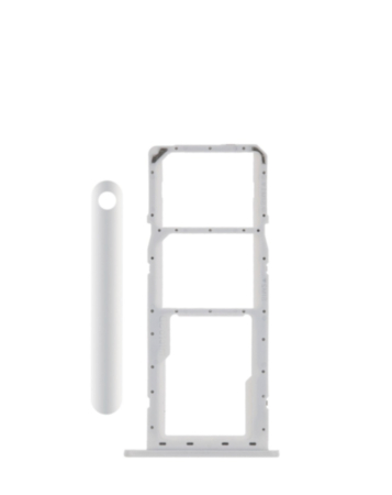 Dual Sim Card Tray for Galaxy A11 (A115 / 2020) (WHITE)