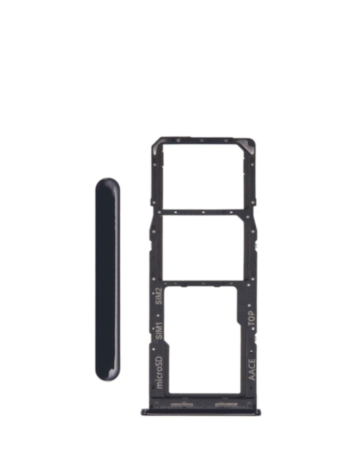 Order the dual SIM card tray for Galaxy A13 A135 2022 black.
