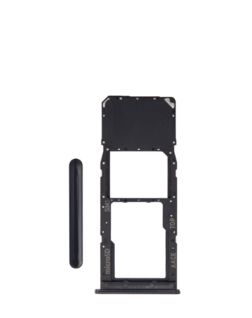 Single Sim Card Tray for Galaxy A13 (A135 / 2022) (BLACK)