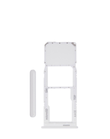 Single Sim Card Tray for Galaxy A13 (A135 / 2022) (WHITE)