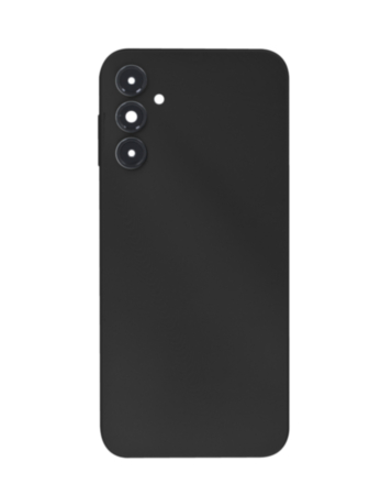 Back Glass with Camera Lens and Adhesive for Galaxy A14 (A145 / 2023) (NO LOGO) (BLACK)