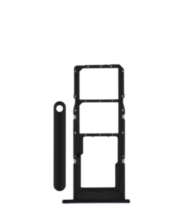 Dual Sim Card Tray for Galaxy A14 5G (A146 / 2023) (BLACK)