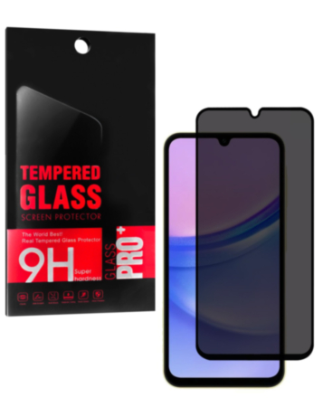Privacy Tempered Glass for Galaxy A15 (A155 / 2023) / A15 5G (A156 / 2023) (2.5D / 1 Piece)