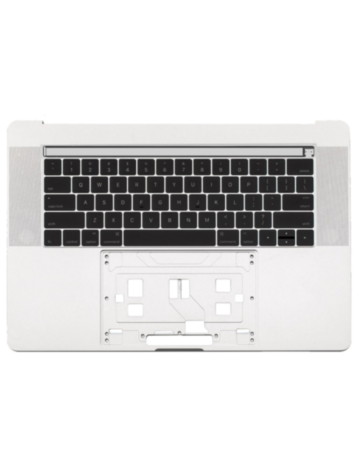 Top Case with US Keyboard (SILVER) for MacBook Pro 15" with Touch Bar (A1707 / Late 2016 / Mid 2017)