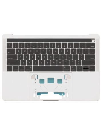Top Case with US Keyboard (SILVER) for MacBook Pro 13" with Touch Bar (A1989 / Late 2018 / Early 2019)