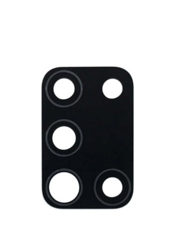Back Camera Lens with Adhesive for Galaxy A21S (A217 / 2020) (Glass Only) (BLACK)