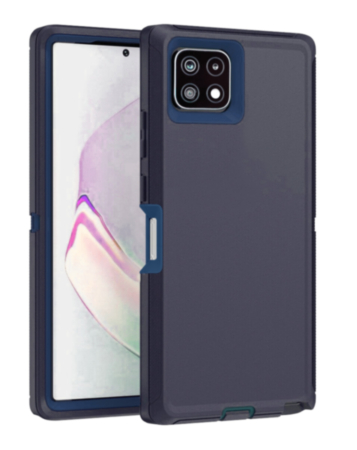 Heavy Duty Case for Galaxy A22 5G (NAVY BLUE) (Only Ground Shipping)