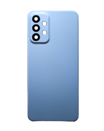 Purchase the Blue Back Glass for Galaxy A23 A235 2022 without logo.
