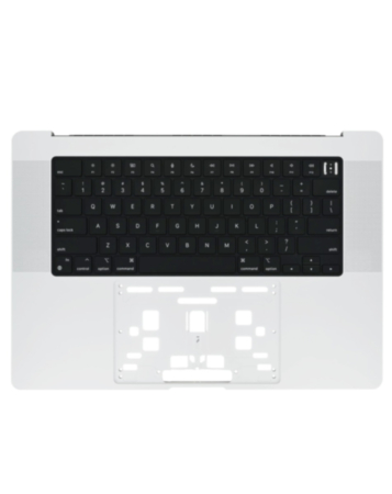 Top Case with US Keyboard (SILVER) for MacBook Pro 16" (A2485 / Late 2021) / (A2780 / Late 2023) / (A2991/ Late 2023)