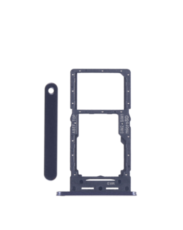 Dual Sim Card Tray for Galaxy A25 5G (A256 / 2023) (BLACK)