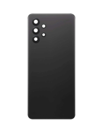 Back Glass for Galaxy A32 (A325 / 2021) (NO LOGO) (BLACK)