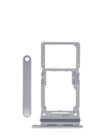 Dual Sim Card Tray for Galaxy A34 (A346 / 2023) (SILVER)