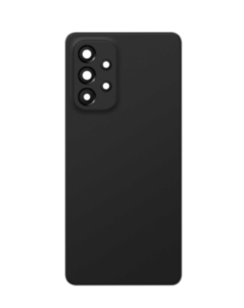Back Glass with Camera Lens and Adhesive for Galaxy A53 5G (A536 / 2022) (NO LOGO) (BLACK)