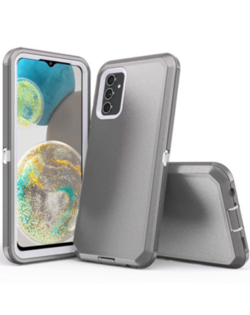Heavy Duty Case for A54 5G (DARK GRAY & WHITE) (Only Ground Shipping)