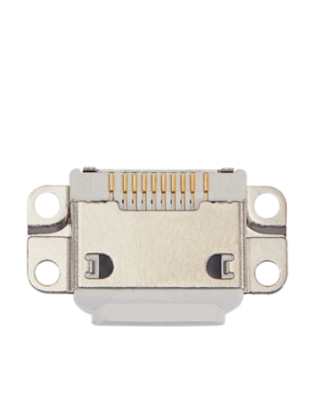 Charging Port Only for iPad Mini 4 / Mini 5 / Air 2 / Air 3 / Pro 9.7" (Soldering Required) (White) (Pack of 10)