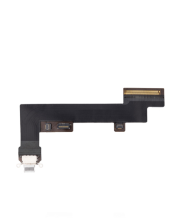 Charging Port Flex Cable for iPad Air 4 / Air 5 (White) (4G Version) (Aftermarket)