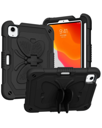 Protective Butterfly Stand Desing Case - BLACK for iPad Air 4 / Air 5 / Pro 11 (1st / 2nd / 3rd / 4th) (Only Ground Shipping)