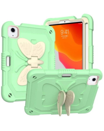 Protective Butterfly Stand Desing Case - GREAM GREEN for iPad Air 4 / Air 5 / Pro 11 (1st / 2nd / 3rd / 4th) (Only Ground Shipping)