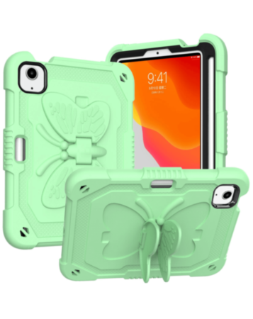 Protective Butterfly Stand Desing Case - FRESH GREEN for iPad Air 4 / Air 5 / Pro 11 (1st / 2nd / 3rd / 4th) (Only Ground Shipping)
