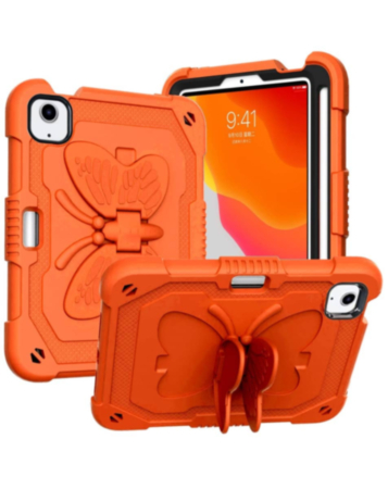 Protective Butterfly Stand Desing Case - ORANGE for iPad Air 4 / Air 5 / Pro 11 (1st / 2nd / 3rd / 4th) (Only Ground Shipping)