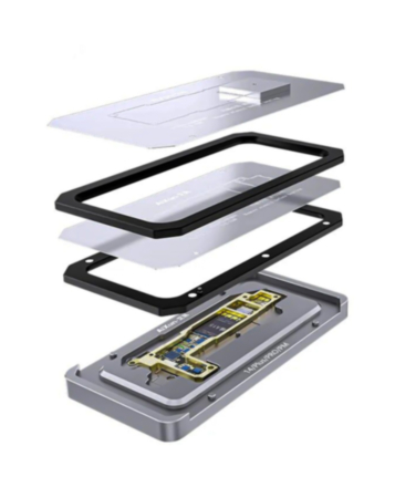 AiXun Z14 4-in-1 Motherboard Middle Frame Planting Tin Stand for iPhone 14 / 14 PL / 14 P / 14PM