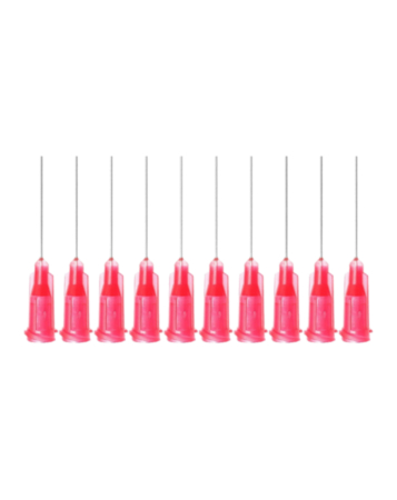 AMAOE Disposable Needles Dispensing Disposal Screw Glue Tips Needle - 1.2 (10 Pcs)