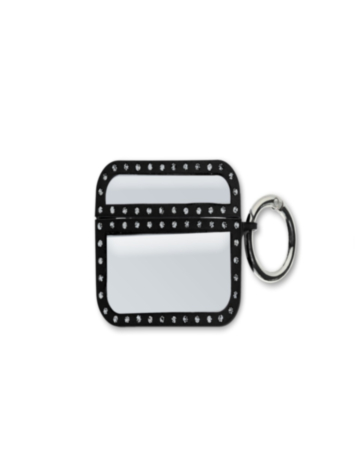 AirPods 1/2 Diamond and Mirror TPU Soft Case - BLACK (Only Ground Shipping)