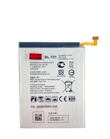 Replacement Battery for LG K62 / K52 / K42 / Q52 (BL-T51) (Only Ground Shipping)