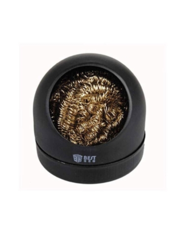 BEST Soldering Iron Tip Cleaner Brass Sponge and Holder Solder Wire Ball