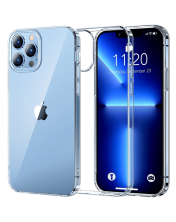 Hybrid Case with Air Cushion Technology - CLEAR for iPhone 13 Pro Max (Only Ground Shipping)