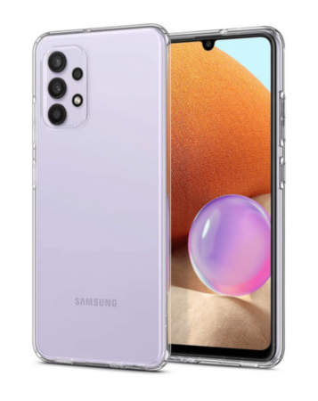 Galaxy A32 4G Hybrid Case with Air Cushion Technology - CLEAR (Only Ground Shipping)