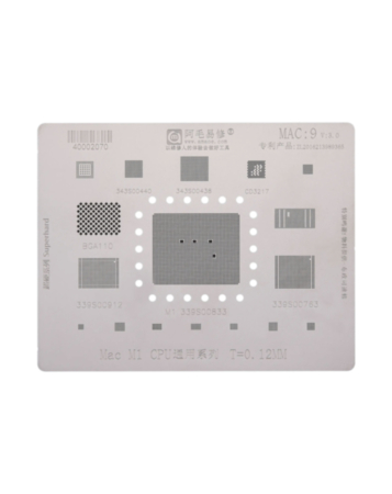 CPU Universal Stencil for MacBook (MAC 9)