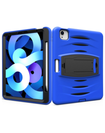 Shockproof Case with Pen Slot - DARK BLUE for iPad Pro 12.9 (3rd / 4th / 5th / 6th) (Only Ground Shipping)
