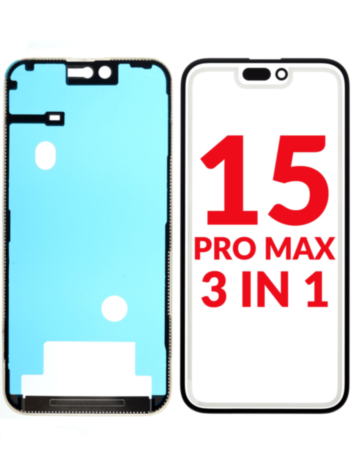G+ OCA PRO 3-in-1 (Front Glass + Frame + OCA) for iPhone 15 Pro Max