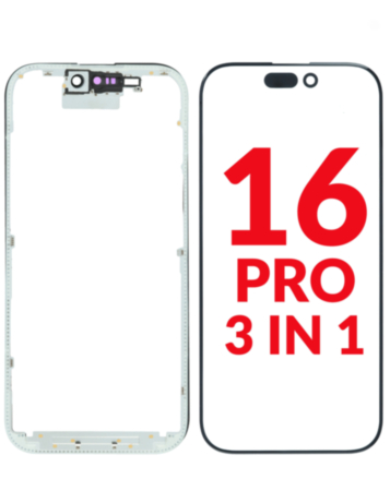 G+ OCA PRO 3-in-1 (Front Glass + Frame + OCA) for iPhone 16 Pro